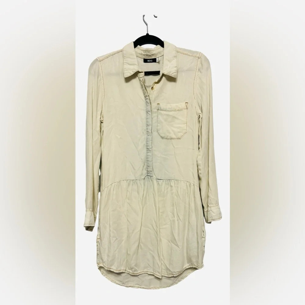 BDG Faux Light Wash Denim Dress Size Medium